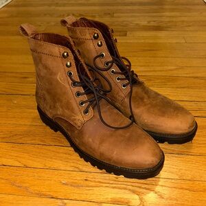 Men's Brown Leather Boots